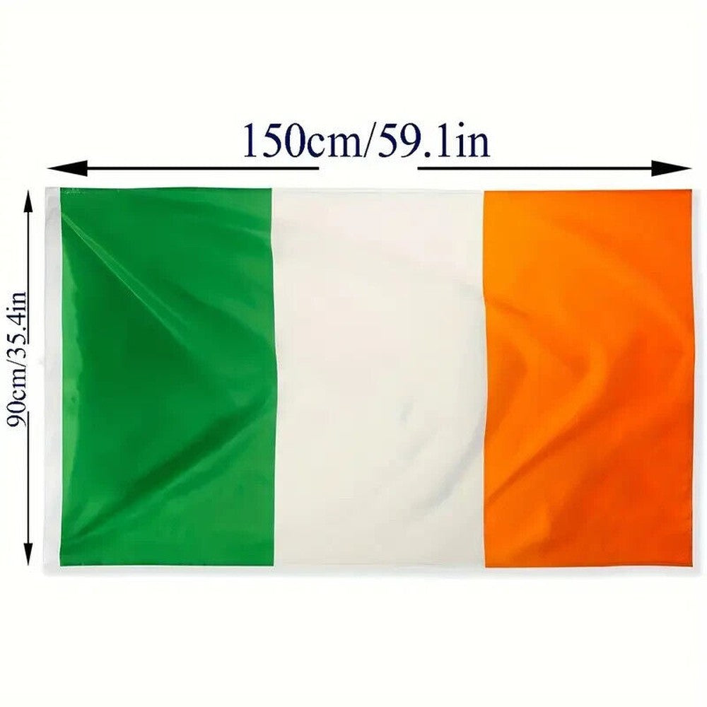 National Flag Of Ireland Flag Banner NEW! 3 ft x 5 ft Home & Garden:Yard, Garden & Outdoor Living:Décor:Flags Style Your Walls
